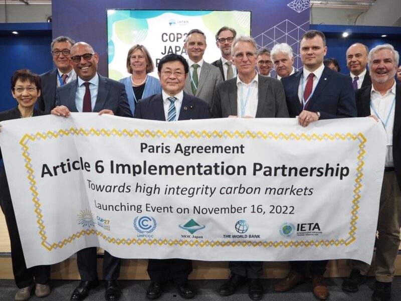 Launch of the “Paris Agreement Article 6 Implementation Partnership”: Towards High Integrity Carbon Markets