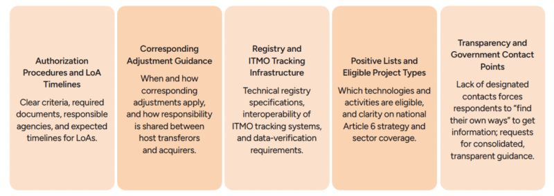 Information and Documentation Gaps Common themes from open-ended responses on information struggles