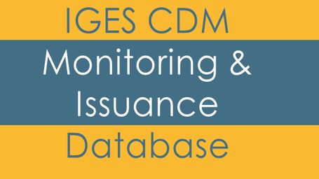 CDM Monitoring Issuance Database