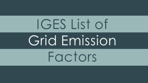IGES List of Grid Emission Factors