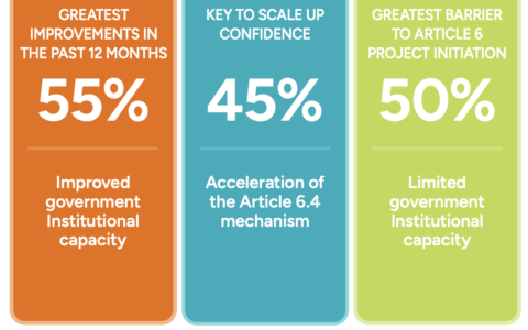 Displays key messages on "Private Sector and Organizational Perspectives on Article 6 Implementation"