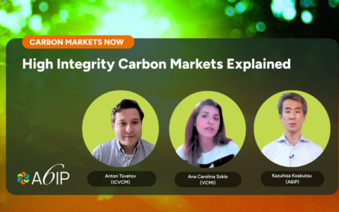 The three participants in the podcast, one host and two guests, are visible.