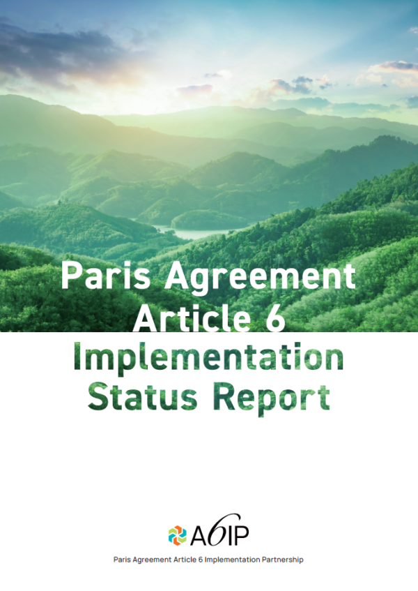 Paris Agreement Article 6 Implementation Status Report cover