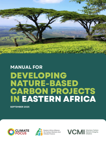 Manual for Developing Nature-based Carbon Projects in Eastern Africa