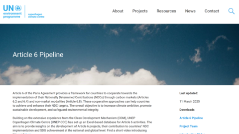Article 6 Pipeline